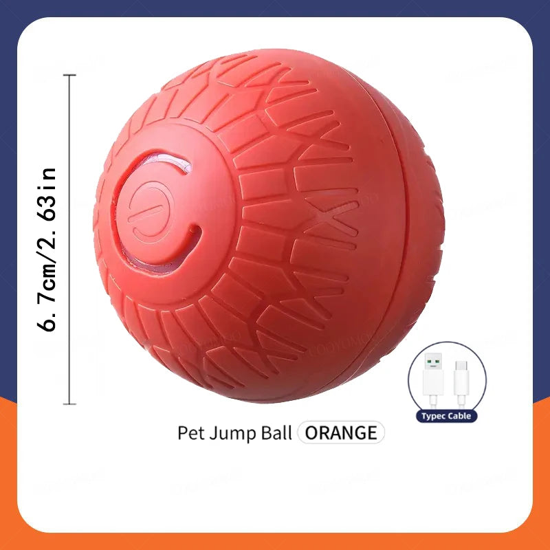 Smart Dog Toy Ball – Automatic Interactive USB Rechargeable