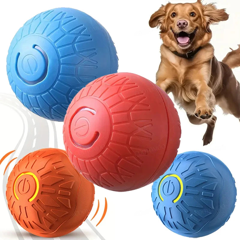 Smart Dog Toy Ball – Automatic Interactive USB Rechargeable