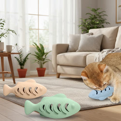 Octopus Cat Chew Toy – Silicone Treat Feeder & Teether