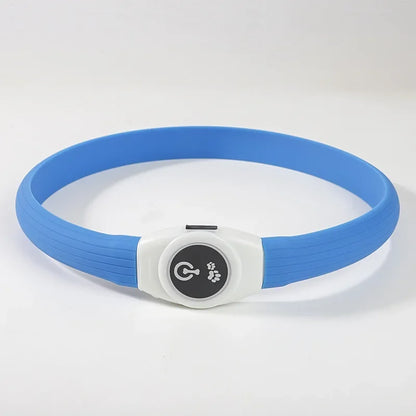 LED Dog Collar – USB Rechargeable Waterproof Light-Up Pet Collar