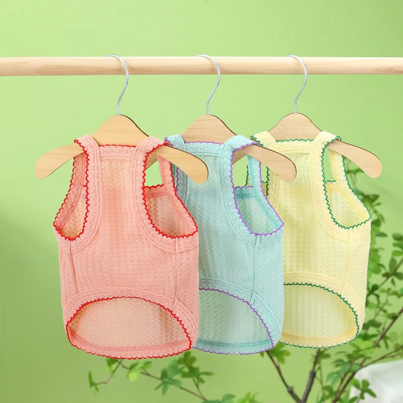 Summer Thin Strap Pet Clothing – Small Dogs & Cats