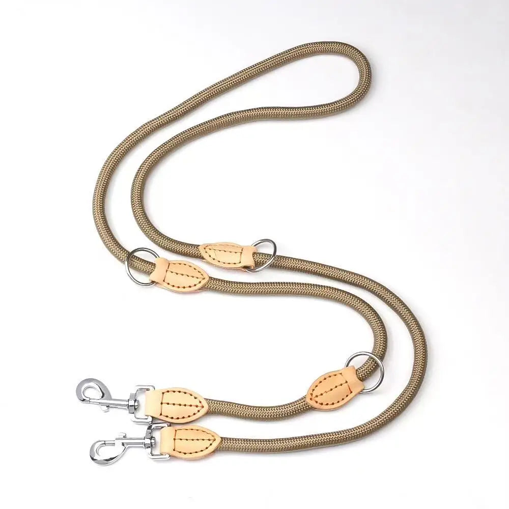 Double-Head Dog Leash – Multi-Functional Two-Dog Training Lead