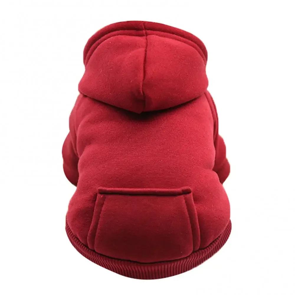 Puppy Pet Hooded Sweatshirt – Autumn Winter Dog Cat Clothes
