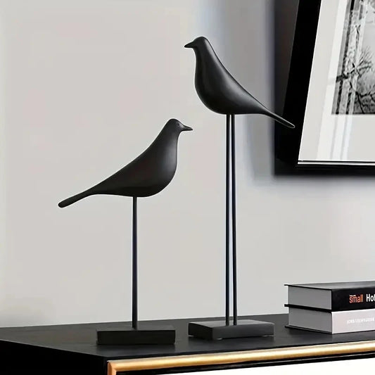 Resin Nordic Bird Statue