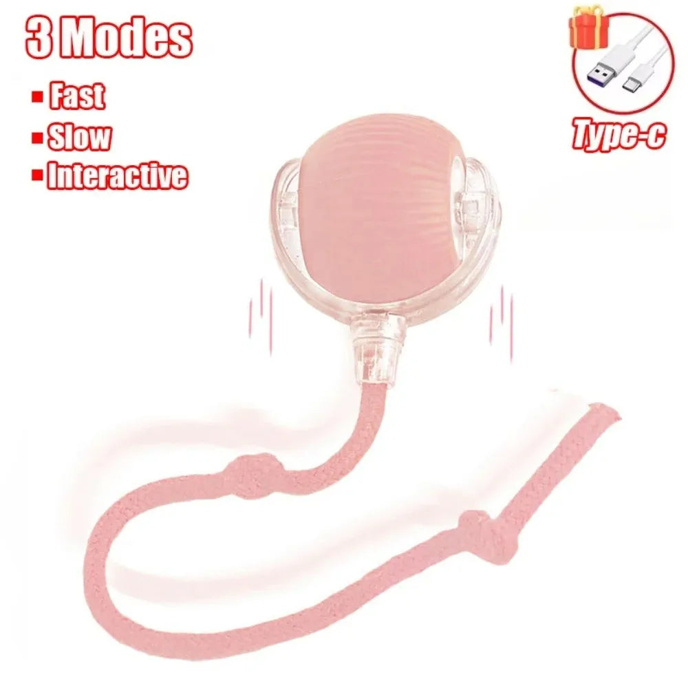 Automatic Cat Ball Toy – Rechargeable Smart Rolling Mouse Imitation