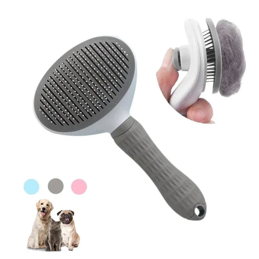 Stainless Steel Pet Grooming Brush & Comb