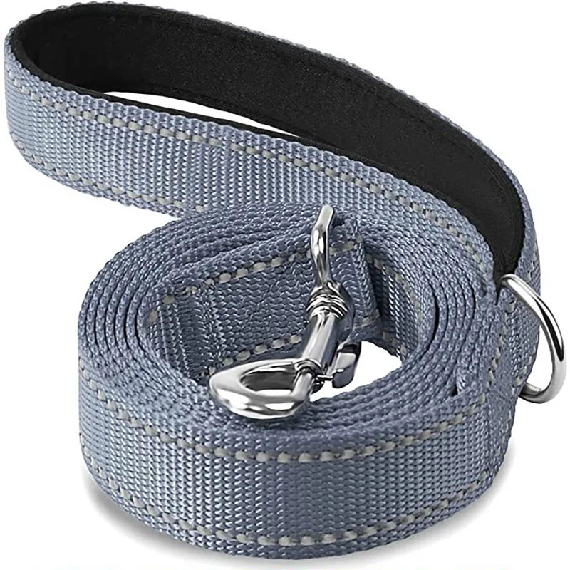 Reflective Dog Leash – Night Safety Walking Lead 1.2/1.5/1.8m