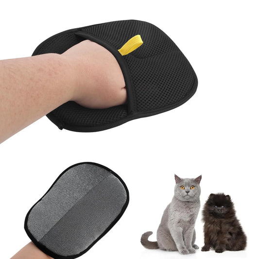 Reusable Double-Sided Pet Hair Removal Gloves