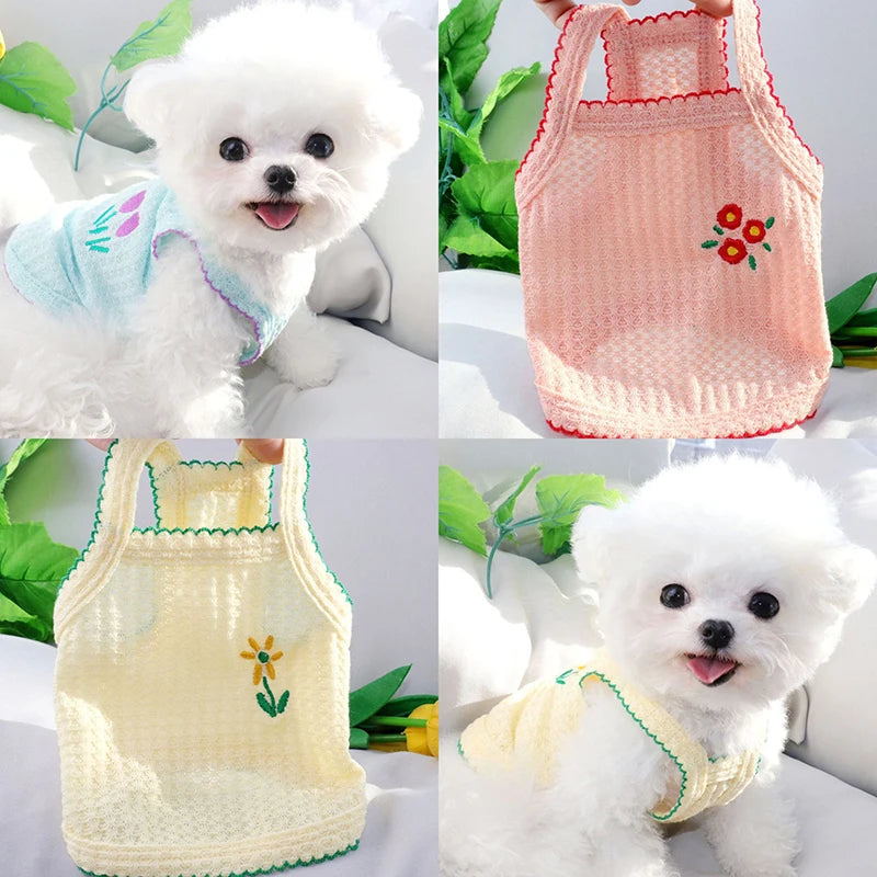 Summer Thin Strap Pet Clothing – Small Dogs & Cats
