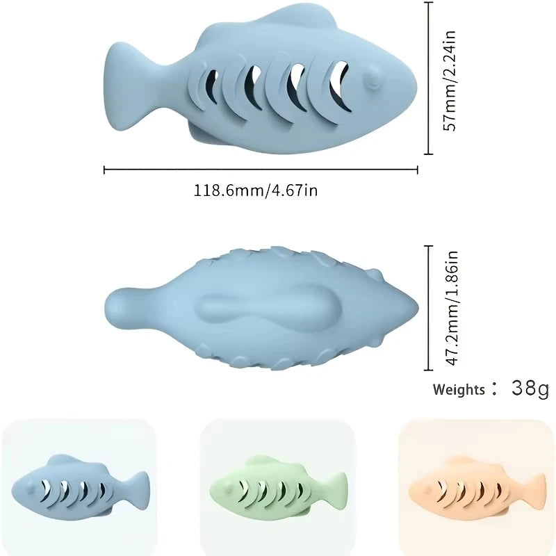 Octopus Cat Chew Toy – Silicone Treat Feeder & Teether